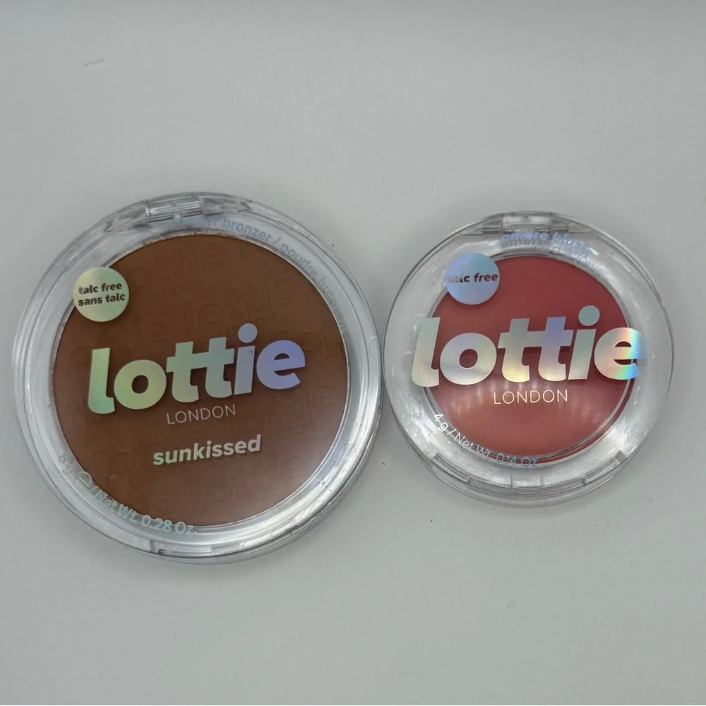 Lottie London Powder Blush and Bronzer Set, Haze & Suncatcher